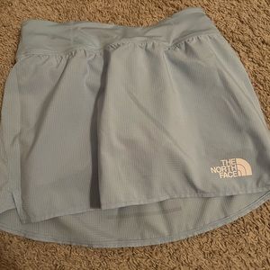 Light blue tennis skirt with built in shorts
